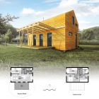 Rodinný dům dvoupodlažní s půdorysem 6x9m